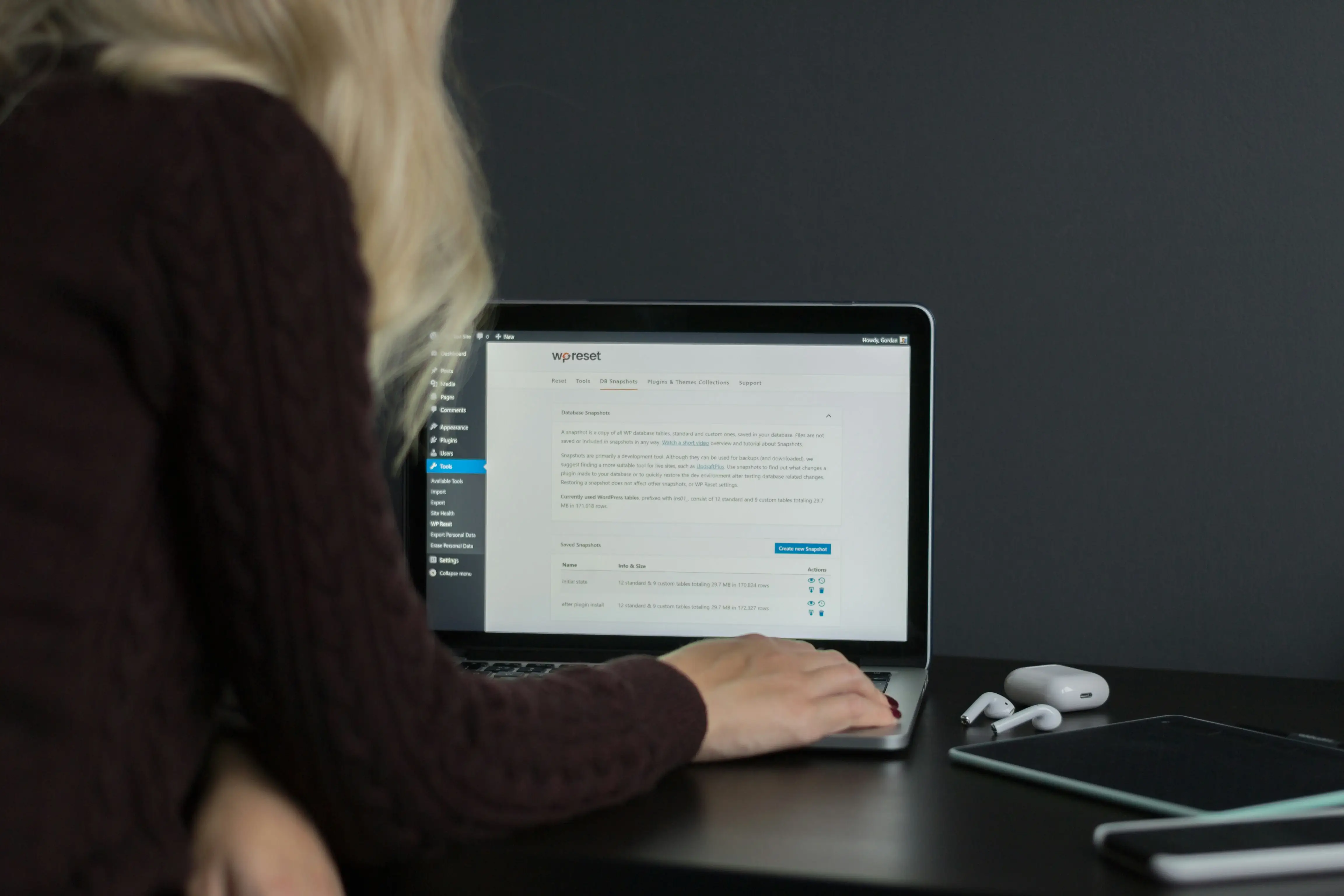 Professional email inbox on a laptop screen